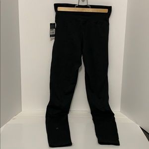 Ladies black athletic leggings